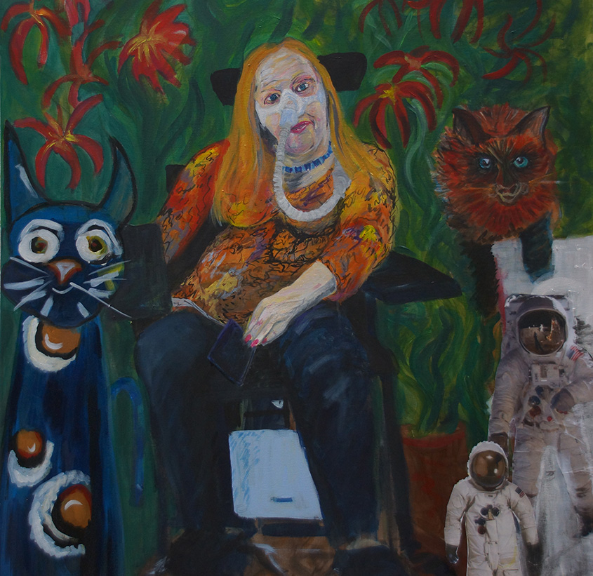 Painting of Sue Elsegood